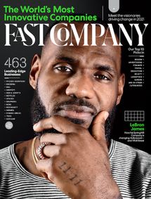 Fast Company magazine cover
